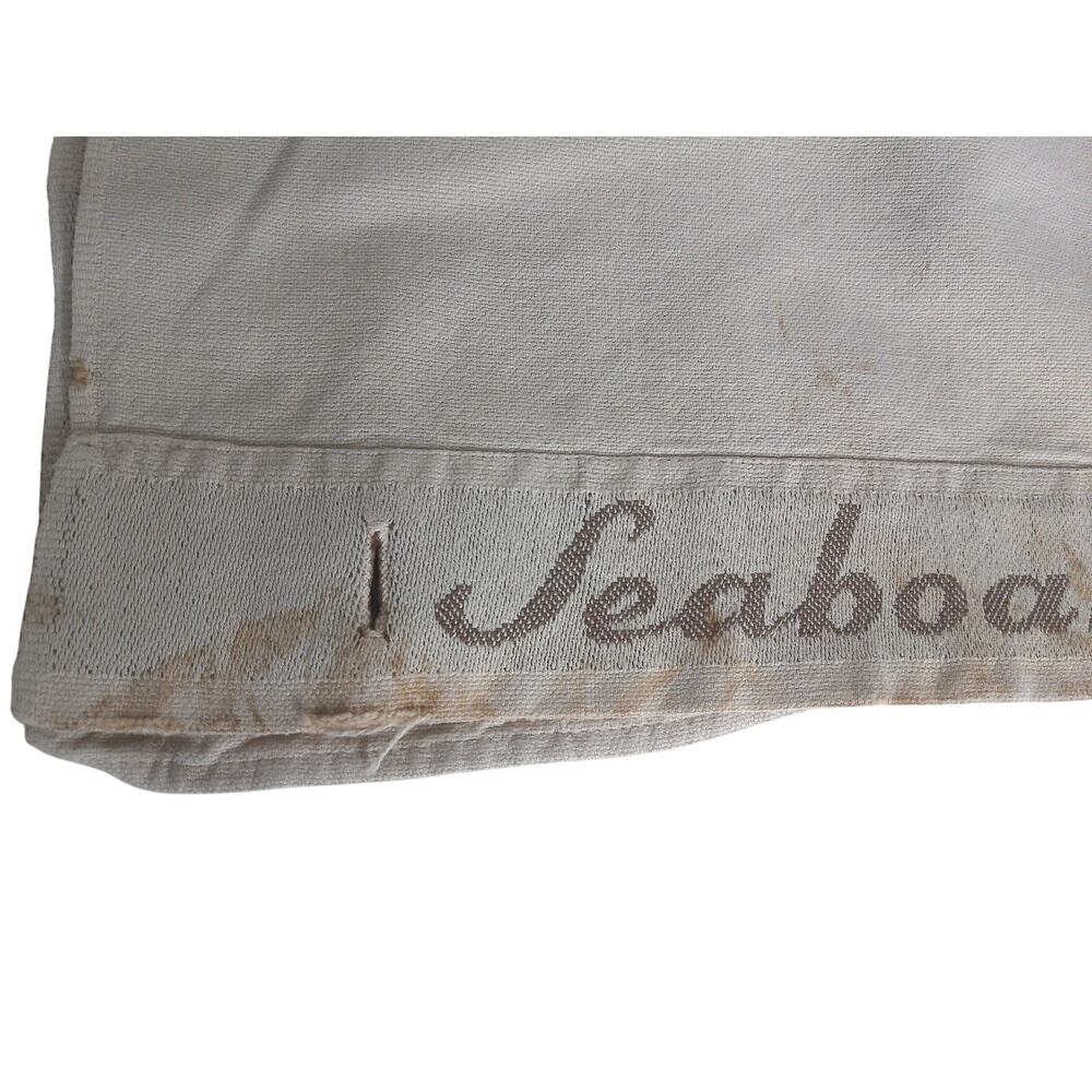 Vintage Seaboard Railroad Headrest Covers Train Coach Car Collectible Set of 3 - Picture 3 of 5